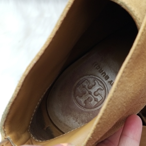 Tory Burch Suede Ankle Boots 10M - Picture 6 of 8